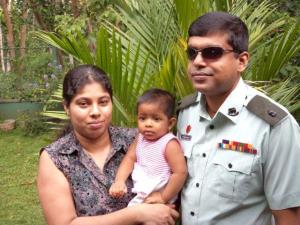 10 Yenuli at 11 month dushyantha  is in 6 a uniform Darshi too